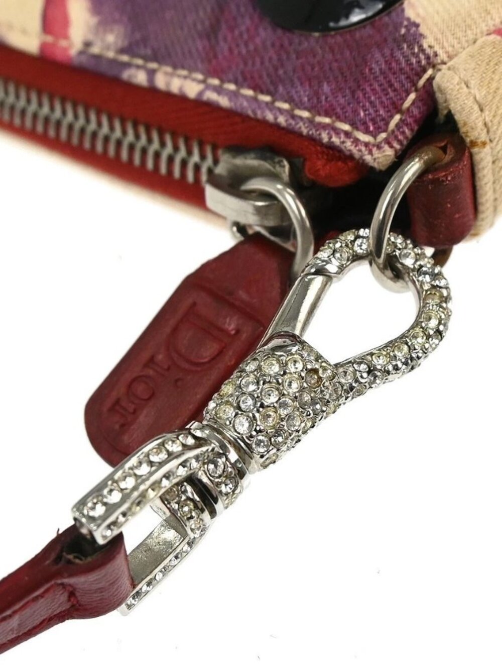 Christian Dior Red Canvas Dior's Victim Limited Saddle Handbag - Picture 3 of 11